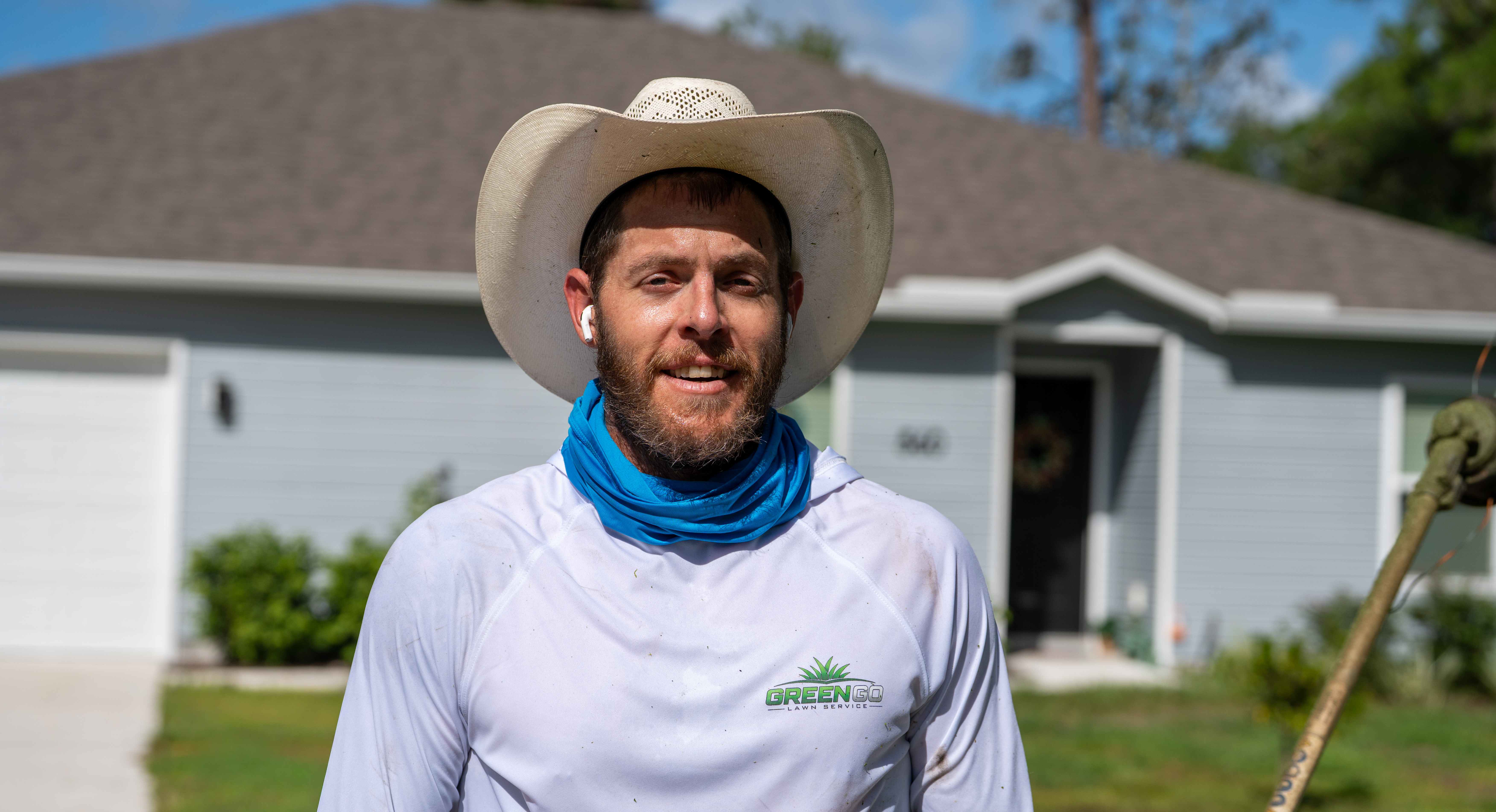 Rocky, owner of GreenGo Lawn Service